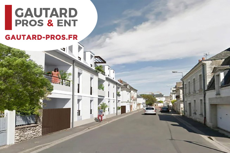 Facade résidence avec appartement T4 de 70 m2 pour professions libérales à vendre sur Saint-Avertin | GAUTARD PROCOMM immobilier entreprise et commerce