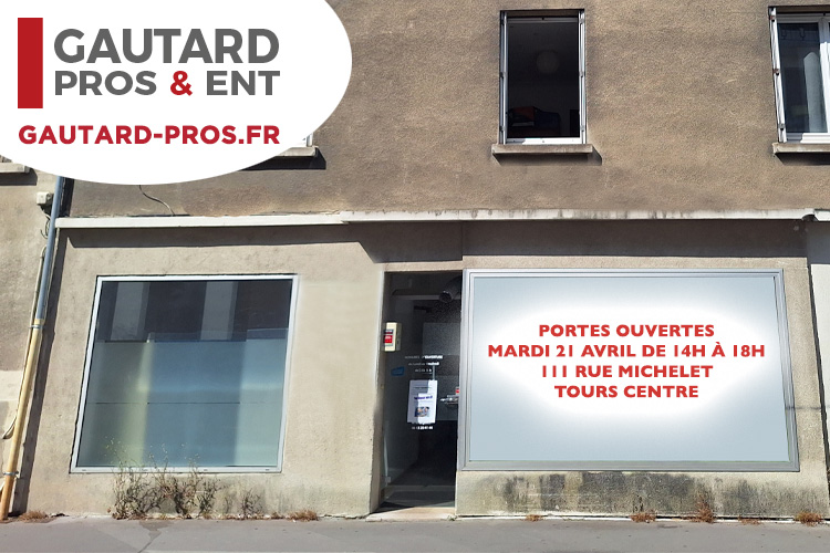 Portes ouvertes le 21 avril immeuble avec bureaux ou local commercial à vendre sur Tours Centre | GAUTARD PROCOMM immobilier entreprise et bureau