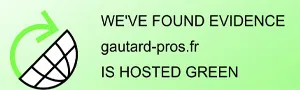Image test hebergement du site GAUTARD PROS & ENT par la green web fondation